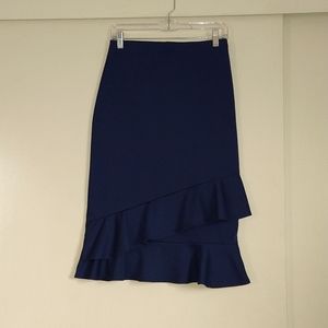 Blue Ruffle skirt